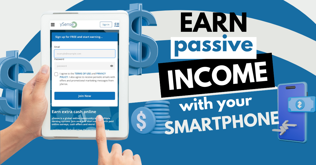 ySense survey platform earn money online