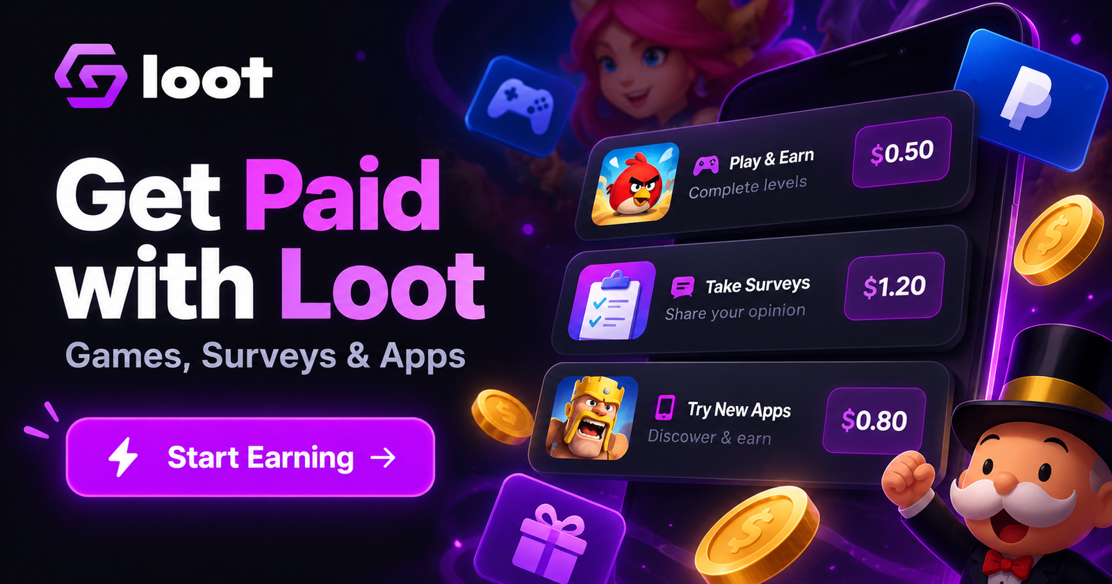 Get Paid with Loot