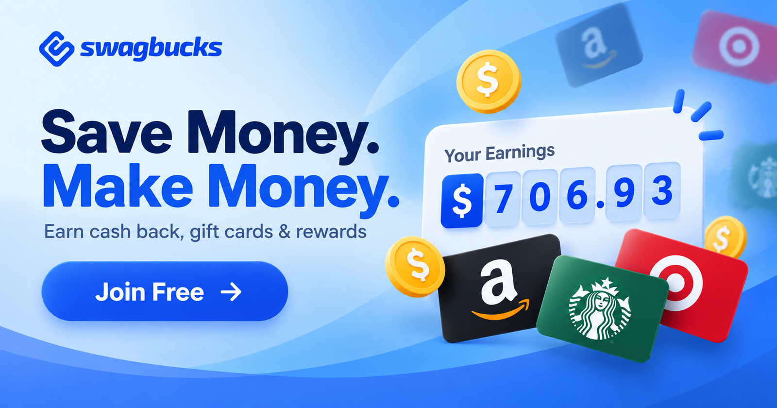 Save Money, Make Money Rewards Banner